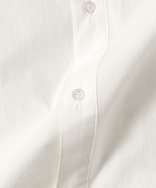 Demi-Luxe BEAMS（デミルクス ビームス）の「【1/9再値下げ】AK+1 / ハーフスリーブ コットン シャツ（シャツ/ブラウス・レディース・サックスブルー/ホワイト・ONE SIZE）」の18枚目の写真