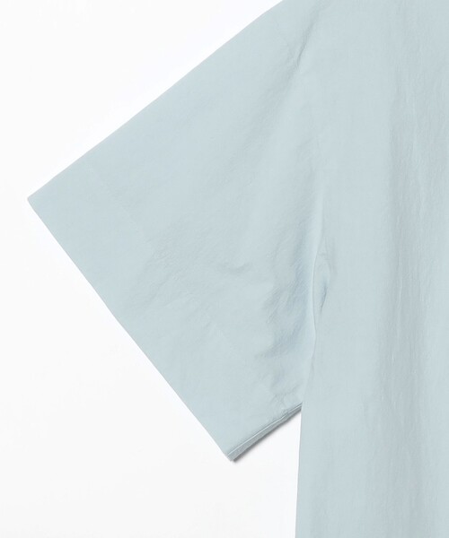 Demi-Luxe BEAMS（デミルクス ビームス）の「【1/9再値下げ】AK+1 / ハーフスリーブ コットン シャツ（シャツ/ブラウス・レディース・サックスブルー/ホワイト・ONE SIZE）」の15枚目の写真