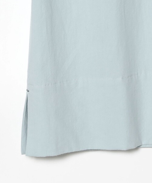 Demi-Luxe BEAMS（デミルクス ビームス）の「【1/9再値下げ】AK+1 / ハーフスリーブ コットン シャツ（シャツ/ブラウス・レディース・サックスブルー/ホワイト・ONE SIZE）」の14枚目の写真