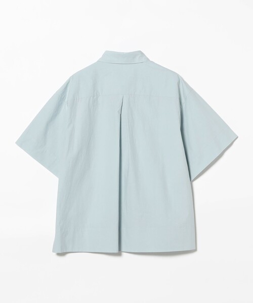 Demi-Luxe BEAMS（デミルクス ビームス）の「【1/9再値下げ】AK+1 / ハーフスリーブ コットン シャツ（シャツ/ブラウス・レディース・サックスブルー/ホワイト・ONE SIZE）」の13枚目の写真