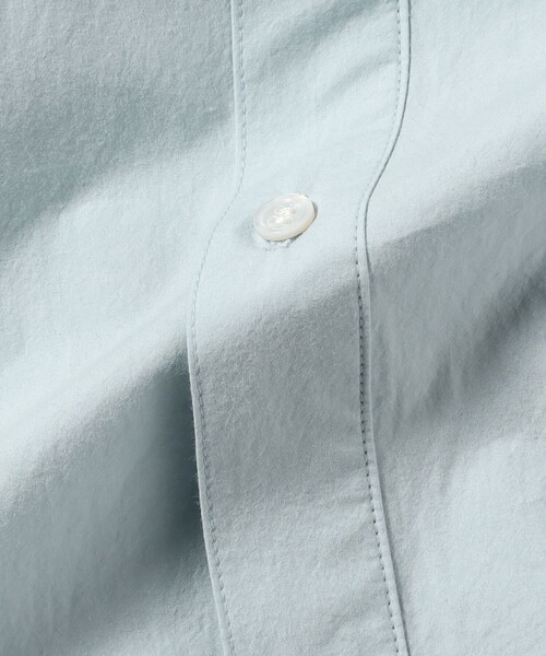 Demi-Luxe BEAMS（デミルクス ビームス）の「【1/9再値下げ】AK+1 / ハーフスリーブ コットン シャツ（シャツ/ブラウス・レディース・サックスブルー/ホワイト・ONE SIZE）」の12枚目の写真