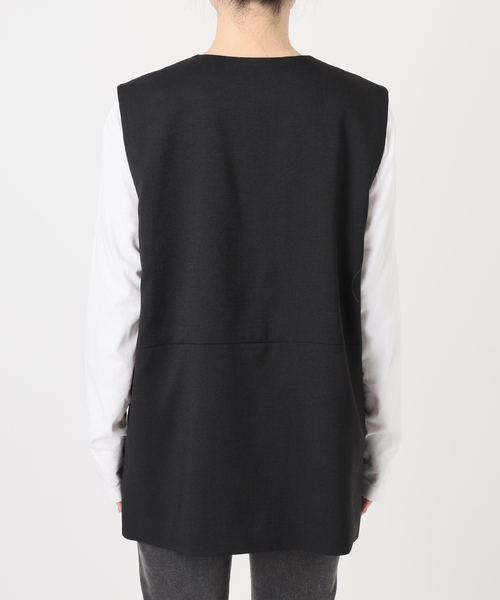 JOURNAL STANDARD relume(ジャーナルスタンダード レリューム)の「《再入荷!》【自宅ケア可能】ON/OFF問わず活躍。ノーカラージレ(その他アウター・レディース・ブラック/ベージュ・FREE)」の13枚目の写真