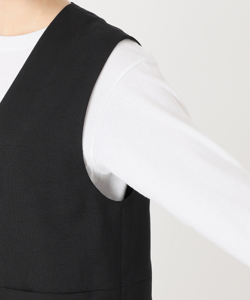 JOURNAL STANDARD relume(ジャーナルスタンダード レリューム)の「《再入荷!》【自宅ケア可能】ON/OFF問わず活躍。ノーカラージレ(その他アウター・レディース・ブラック/ベージュ・FREE)」の16枚目の写真