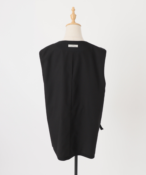 JOURNAL STANDARD relume(ジャーナルスタンダード レリューム)の「《再入荷!》【自宅ケア可能】ON/OFF問わず活躍。ノーカラージレ(その他アウター・レディース・ブラック/ベージュ・FREE)」の8枚目の写真