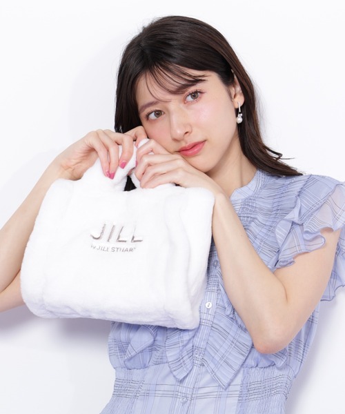JILL by JILL STUART（ジルバイジルスチュアート）の「◇フラッフィートート’25（トートバッグ・レディース・ブルー/ホワイト/グリーン/ピンク/ベージュ・FREE）」の14枚目の写真