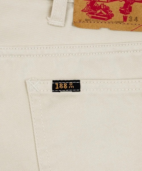 NECESSARY or UNNECESSARY（ネセサリーオアアンネセサリー）の「【Necessary or Unnecessary】NOUN TYPE188　WHITE（デニムパンツ・メンズ・ホワイト・34/36）」の5枚目の写真