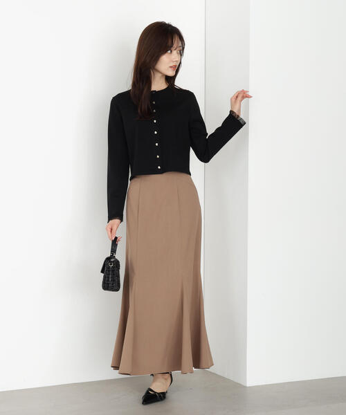 PROPORTION BODY DRESSING（プロポーションボディドレッシング）の「＜ハンドウォッシャブル＞ゴールド釦カーディガン / 1215274800（カーディガン/ボレロ・レディース・ブラック/ボルドー/ブラウン/グレー・FREE）」の10枚目の写真