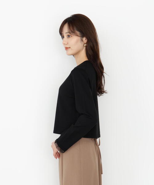 PROPORTION BODY DRESSING（プロポーションボディドレッシング）の「＜ハンドウォッシャブル＞ゴールド釦カーディガン / 1215274800（カーディガン/ボレロ・レディース・ブラック/ボルドー/ブラウン/グレー・FREE）」の18枚目の写真