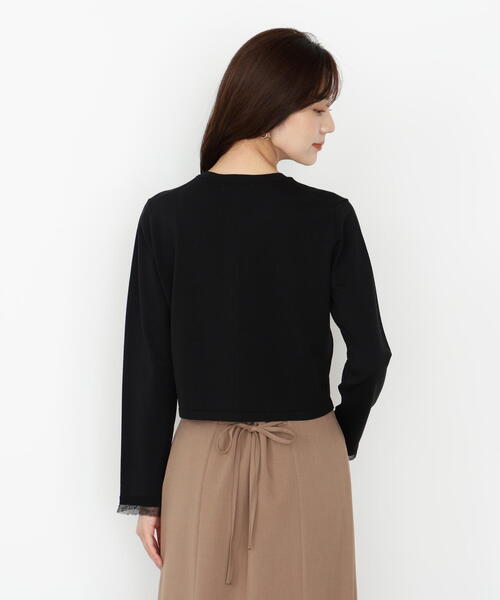 PROPORTION BODY DRESSING（プロポーションボディドレッシング）の「＜ハンドウォッシャブル＞ゴールド釦カーディガン / 1215274800（カーディガン/ボレロ・レディース・ブラック/ボルドー/ブラウン/グレー・FREE）」の19枚目の写真