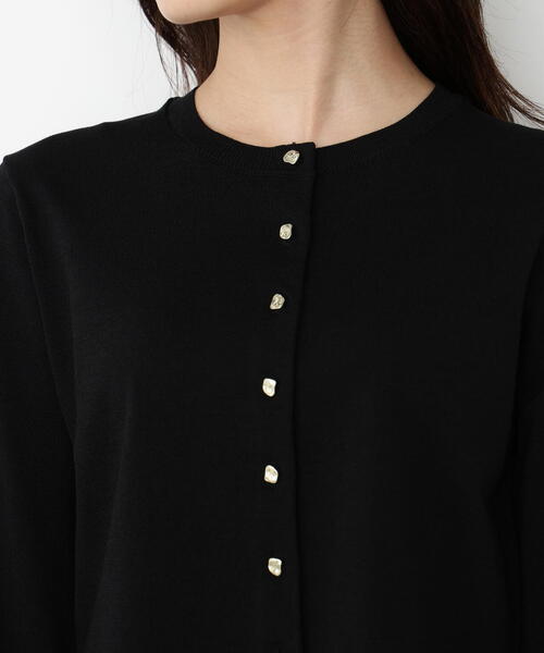 PROPORTION BODY DRESSING（プロポーションボディドレッシング）の「＜ハンドウォッシャブル＞ゴールド釦カーディガン / 1215274800（カーディガン/ボレロ・レディース・ブラック/ボルドー/ブラウン/グレー・FREE）」の21枚目の写真
