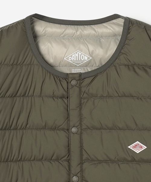DANTON（ダントン）の「DANTON | クルーネック インナーダウンジャケット MEN（ダウンジャケット/コート・メンズ・オリーブ/ブラック/マスタード/ベージュ系その他/ブラック系その他・S/XXL/XL/L/M）」の15枚目の写真