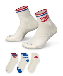 NIKE（ナイキ）の「NIKE/ナイキ エブリデイ プラス アンクル ソックス (3足)（ソックス/靴下）」