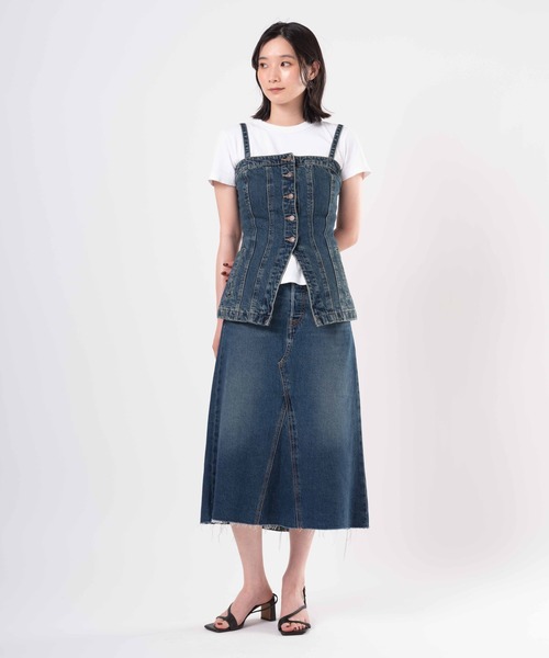 Levi's（リーバイス）の「Levi's/リーバイス テーラード ビスチェ（ベスト・レディース・インディゴブルー・M/S/XS）」の5枚目の写真