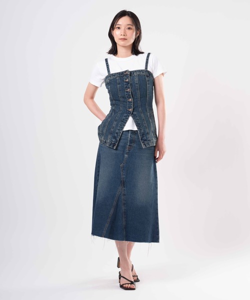 Levi's（リーバイス）の「Levi's/リーバイス テーラード ビスチェ（ベスト・レディース・インディゴブルー・M/S/XS）」の6枚目の写真