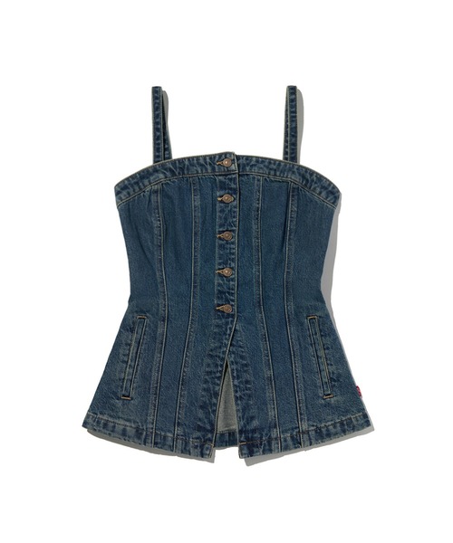 Levi's（リーバイス）の「Levi's/リーバイス テーラード ビスチェ（ベスト・レディース・インディゴブルー・M/S/XS）」の7枚目の写真