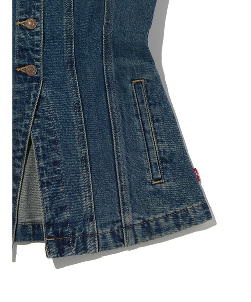 Levi's（リーバイス）の「Levi's/リーバイス テーラード ビスチェ（ベスト・レディース・インディゴブルー・M/S/XS）」の11枚目の写真