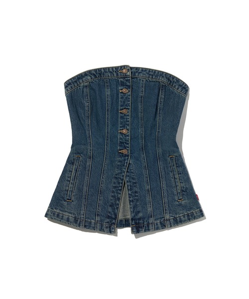 Levi's（リーバイス）の「Levi's/リーバイス テーラード ビスチェ（ベスト・レディース・インディゴブルー・M/S/XS）」の12枚目の写真