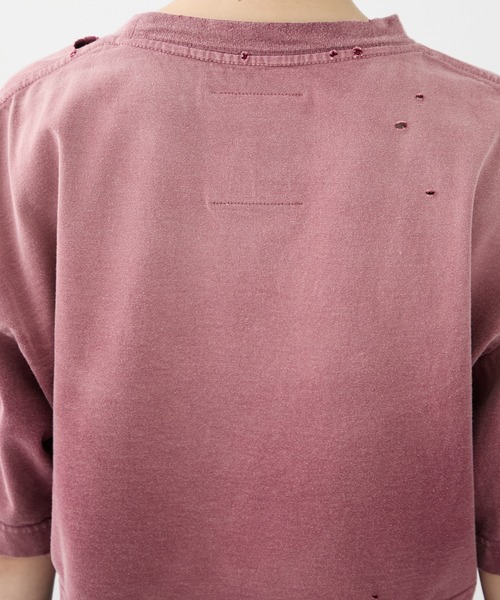 tシャツ 「MIHARA YASUHIRO/ミハラヤスヒロ」SUN FADED CROPPED TEE/サンフェイデッドクロップドTシャツ レディース MIHARA YASUHIRO/ミハラヤスヒロ】SUN FADED CROPPED TEE/サン