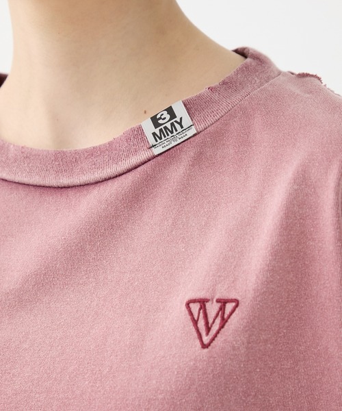 tシャツ 「MIHARA YASUHIRO/ミハラヤスヒロ」SUN FADED CROPPED TEE/サンフェイデッドクロップドTシャツ レディース MIHARA YASUHIRO/ミハラヤスヒロ】SUN FADED CROPPED TEE/サン
