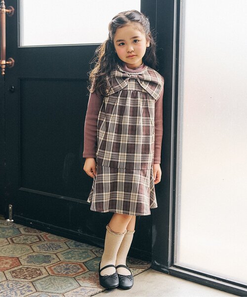 セール】【ジュニア対応】3wayリボンジャンスカ（ジャンパースカート