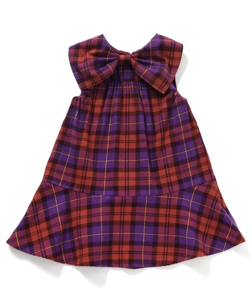 Seraph（セラフ）の「【ジュニア対応】3wayリボンジャンスカ（ジャンパースカート・キッズ・ブラウン/その他3/パープル・80/90/100/110/120/130/140）」の8枚目の写真