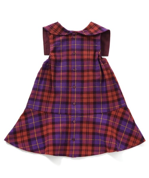 Seraph（セラフ）の「【ジュニア対応】3wayリボンジャンスカ（ジャンパースカート・キッズ・ブラウン/その他3/パープル・80/90/100/110/120/130/140）」の10枚目の写真