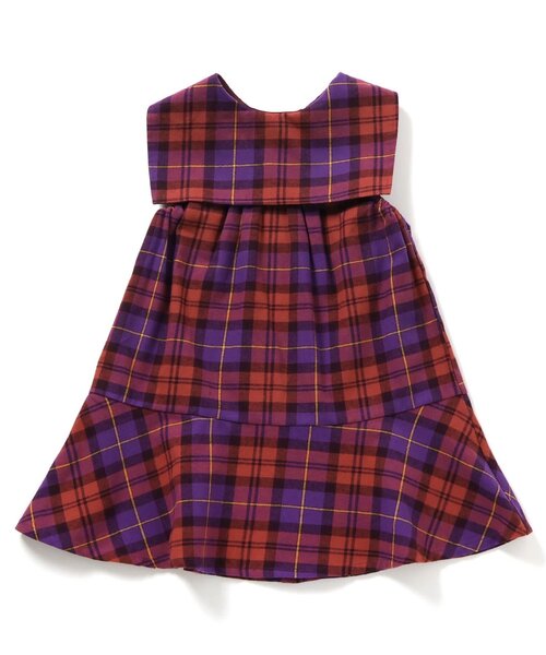 Seraph（セラフ）の「【ジュニア対応】3wayリボンジャンスカ（ジャンパースカート・キッズ・ブラウン/その他3/パープル・80/90/100/110/120/130/140）」の9枚目の写真