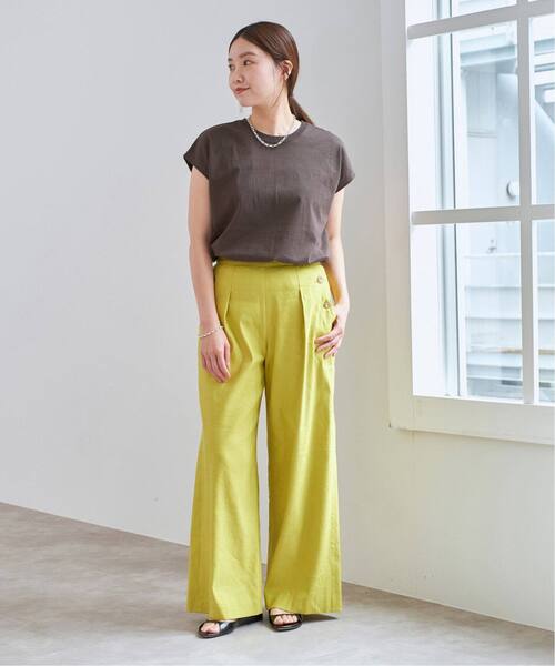 極美品✨IENA ラウンドテールプルオーバー 白 カットソー IENA（イエナ）の「ラウンドテールプルオーバー◇（Tシャツ