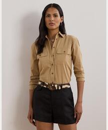 LAUREN RALPH LAUREN / ローレン ラルフ ローレン リラックス フィット ゼブラプリント リネン シャツ リラックス フィット ゼブラプリント リネン シャツ | ラルフ