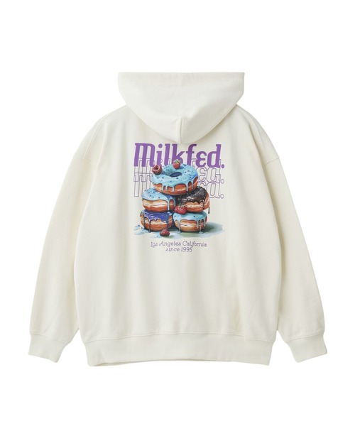 セール】DONUTS LOGO SWEAT HOODIE（パーカー）｜MILKFED.（ミルク