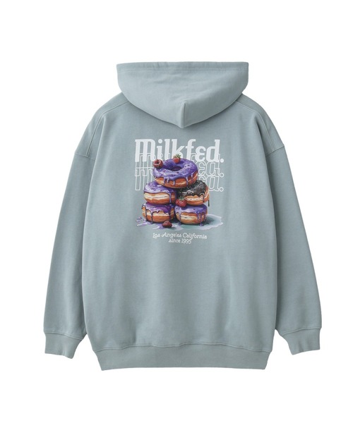 MILKFED. (ミルクフェド) TOP LOGO SWEAT HOODIE MILKFED.（ミルクフェド）の「COPPER LOGO PATCH SWEAT HOODIE