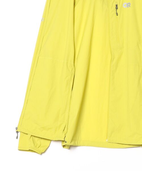 OUTDOOR RESEARCH(アウトドアリサーチ)の「OUTDOOR RESEARCH/アウトドアリサーチ Shadow Wind Hoodie/シャドーウィンドフーディー(ナイロンジャケット・メンズ・イエロー・MEDIUM/LARGE)」の8枚目の写真