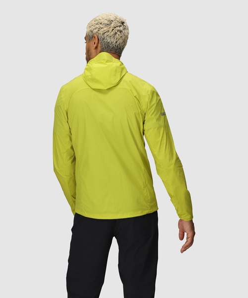OUTDOOR RESEARCH(アウトドアリサーチ)の「OUTDOOR RESEARCH/アウトドアリサーチ Shadow Wind Hoodie/シャドーウィンドフーディー(ナイロンジャケット・メンズ・イエロー・MEDIUM/LARGE)」の3枚目の写真