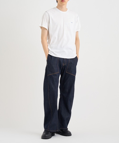 美品 コッキ khoki 19AW ラップデニムパンツ サイズM ワイド 美品 コッキ khoki 19AW ラップデニムパンツ サイズM ワイド