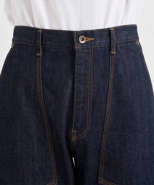 KHOKI（コッキ）の「【KHOKI / コッキ】3D cutting denim pants（デニムパンツ・メンズ・インディゴブルー・2/1/3）」の2枚目の写真