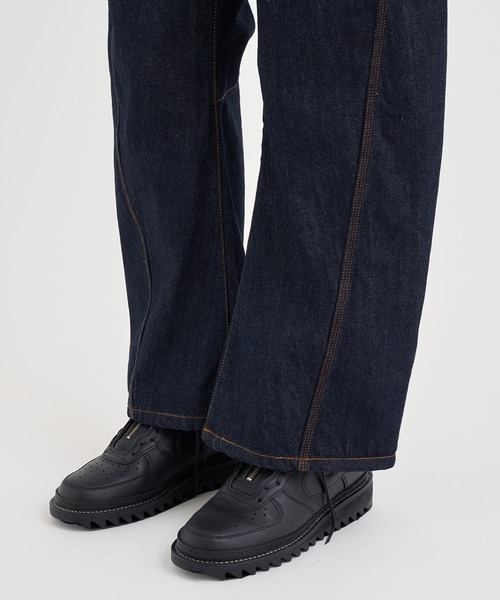 KHOKI（コッキ）の「【KHOKI / コッキ】3D cutting denim pants（デニムパンツ・メンズ・インディゴブルー・2/1/3）」の6枚目の写真