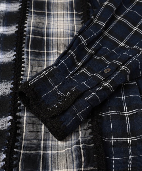 amok(アモク)の「HAND KNITTING SHIRT(シャツ/ブラウス・メンズ・ベージュ/ネイビー・S/M/L)」の10枚目の写真