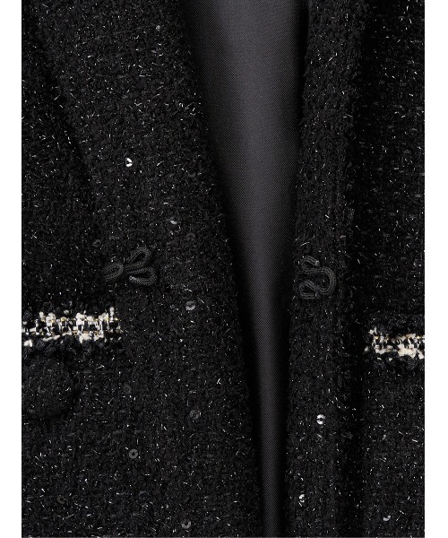 スパンコールツイードジャケット（その他アウター）｜Darich