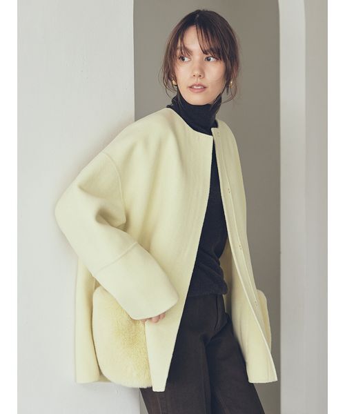 セール】ウール100％ベーシックタートルネックニット（ニット/セーター