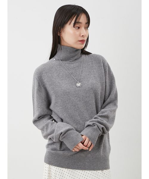 ウール100％ベーシックタートルネックニット（ニット/セーター）｜Mila