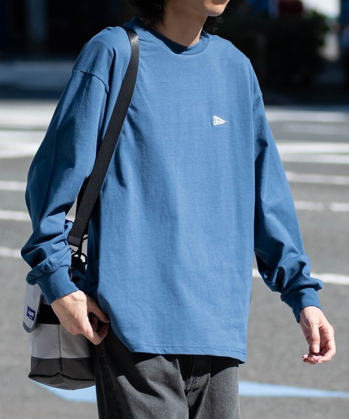 GERRY(ジェリー)の「【ag】〔GERRY/ジェリー〕 ワンポイントロゴ刺繍 バックロゴ/イラストプリント ロンT(Tシャツ/カットソー・メンズ・ブラック系1/ライトグレー系2/ブラック系2/ライトグレー系1/ホワイト系1/ホワイト系2/ブラウン系1/ブラック系3/ライトグレー系3/ホワイト系3・MEDIUM/LARGE)」の11枚目の写真