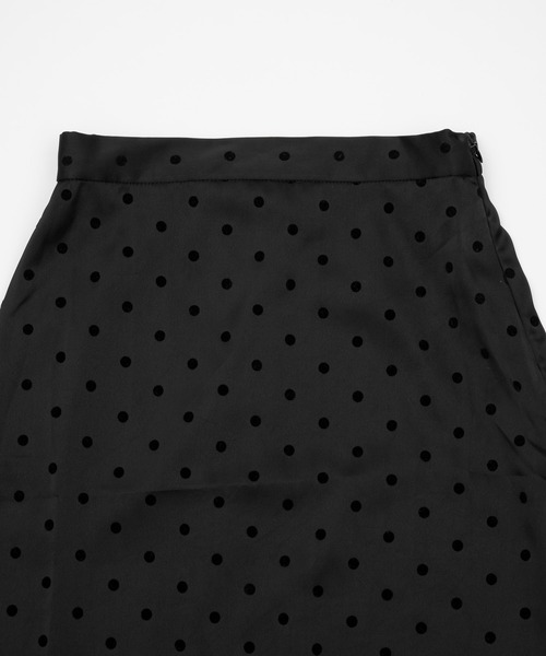 ㄹㄱページ FEKETE ドットスカート polka dot frill midi skirt / ドットフリルスカート（スカート