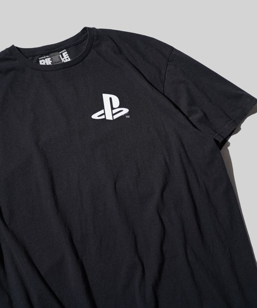 THRIFTY LOOK（スリフティールック）の「THRIFTY LOOK / スリフティールック THRIFTY "PlayStation" TEE プレイステーション ユーズド加工 Tシャツ ゲームTシャツ（Tシャツ/カットソー・メンズ・ブラック/ブラック系その他/ブラック系その他2・X-LARGE/LARGE）」の3枚目の写真