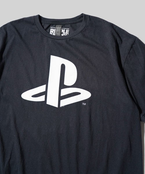 THRIFTY LOOK（スリフティールック）の「THRIFTY LOOK / スリフティールック THRIFTY "PlayStation" TEE プレイステーション ユーズド加工 Tシャツ ゲームTシャツ（Tシャツ/カットソー・メンズ・ブラック/ブラック系その他/ブラック系その他2・X-LARGE/LARGE）」の2枚目の写真