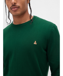 GAP | ブラナンベア刺繍 コットン クルーネックセーター(ニット/セーター)