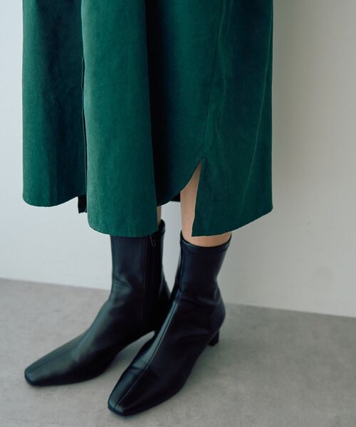 YECCA VECCA（イェッカヴェッカ）の「【UVカット】2way袖バルーンワンピース（シャツワンピース・レディース・チャコールグレー/ダークグリーン/オレンジ/ベージュ・FREE）」の5枚目の写真