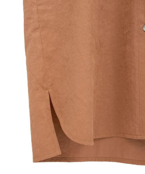 YECCA VECCA（イェッカヴェッカ）の「【UVカット】2way袖バルーンワンピース（シャツワンピース・レディース・チャコールグレー/ダークグリーン/オレンジ/ベージュ・FREE）」の22枚目の写真