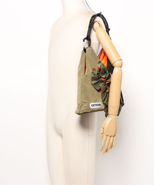 OUTDOOR RISLEY フリルメッシュトートバッグ Cepica トートバッグ 「RISLEY×OUTDOOR PRODUCTS 」miniバイ