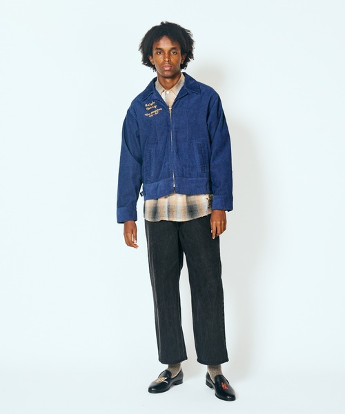 THRIFTY LOOK(スリフティールック)の「THRIFTY LOOK / スリフティールック FFA JACKET FLORIDA FFAジャケット 刺しゅう コットン コーディロイ フロリダ(ブルゾン・メンズ・ネイビー/ダークネイビー・X-SMALL/SMALL/MEDIUM/LARGE)」の7枚目の写真