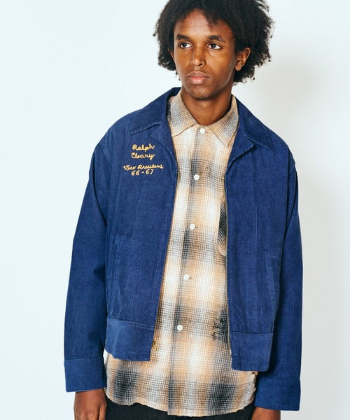THRIFTY LOOK(スリフティールック)の「THRIFTY LOOK / スリフティールック FFA JACKET FLORIDA FFAジャケット 刺しゅう コットン コーディロイ フロリダ(ブルゾン・メンズ・ネイビー/ダークネイビー・X-SMALL/SMALL/MEDIUM/LARGE)」の10枚目の写真